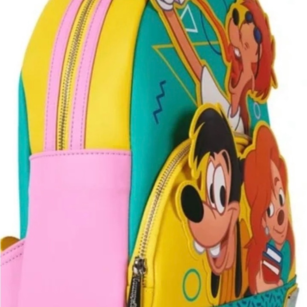 Loungefly Disney A Goofy Movie 30th Anniversary Mini Backpack NWT - Picture 3 of 7